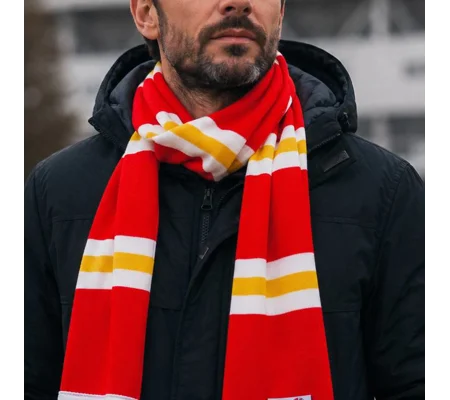 Liverpool Colours Retro Style Football Bar Scarf