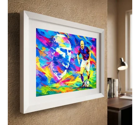 Rochdale-Inspired Gary Jones Legend Tribute Framed Print