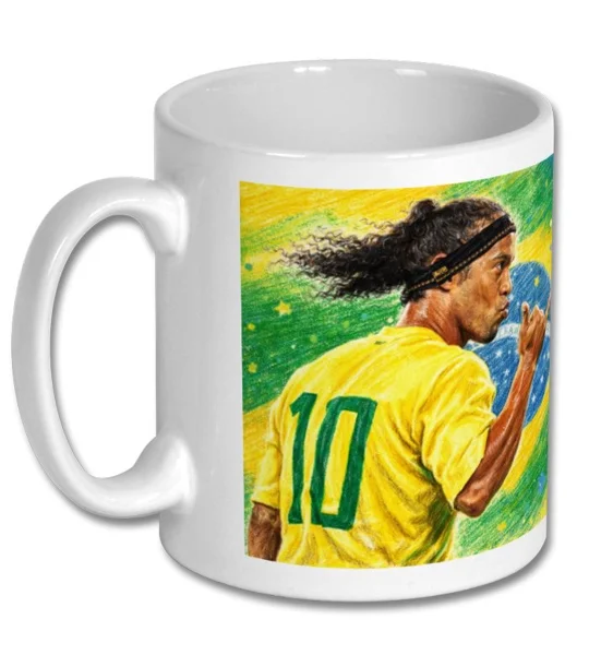 Ronaldinho Brazil football legend Mug | Football Gift