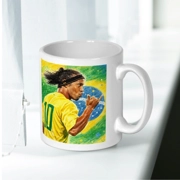 Ronaldinho Brazil football legend Mug | Football Gift