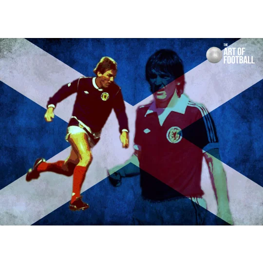 Scotland Kenny Dalglish Iconic Legend Pop-art Digital Print
