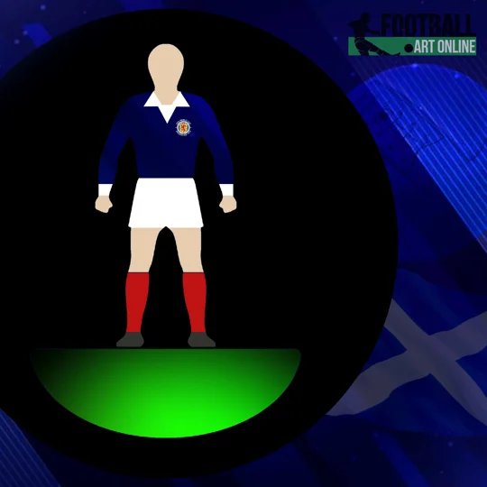 Scotland Football Figure Art T-Shirt