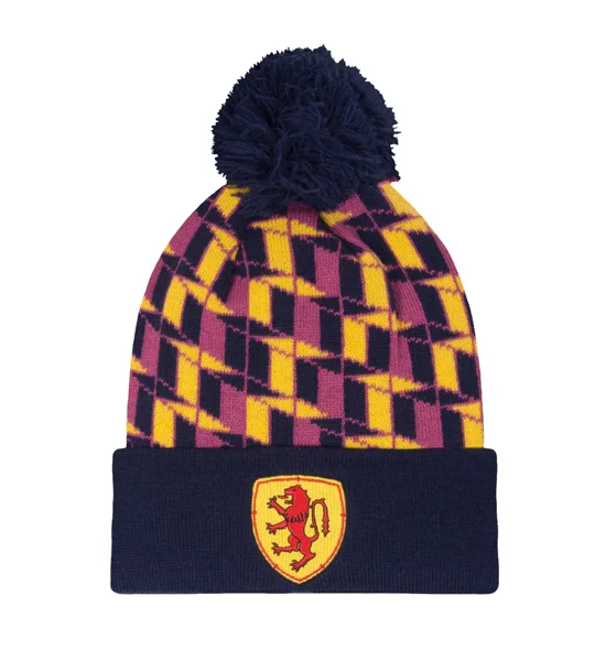 Scotland Colours Retro-Style Football Bobble Hat