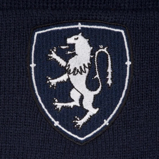 Scotland Blue Retro-Style Football Bobble Hat