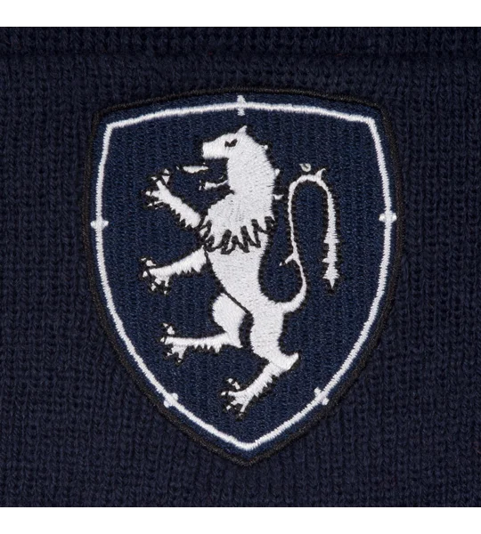 Scotland Blue Retro-Style Football Bobble Hat