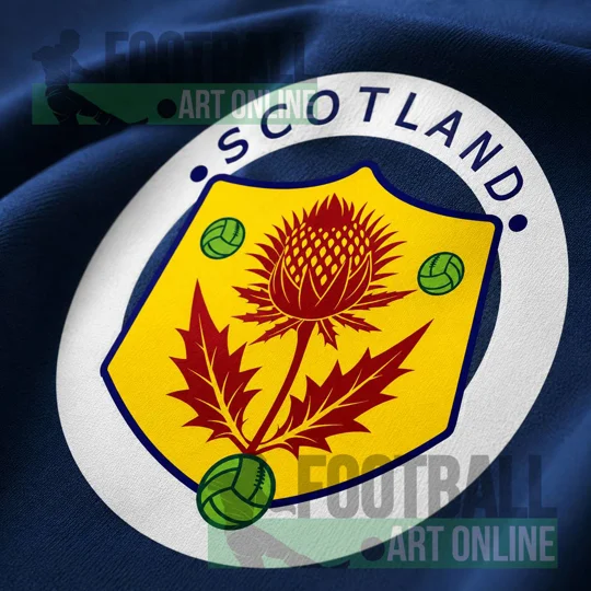 Scotland-Inspired Navy Blue T-Shirt | Football Fan Tee
