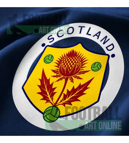 Scotland-Inspired Navy Blue T-Shirt | Football Fan Tee