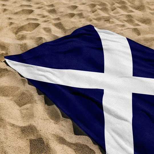 Scottish Saltire Beach Towel | Scotland Football Accessory