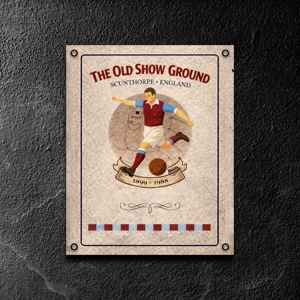 The Old Show Ground vintage metal wall sign