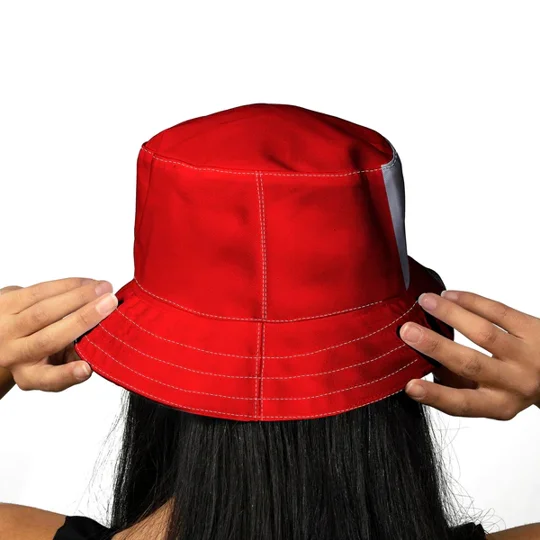 Sheffield United retro football bucket hat inspired by the 1996 home kit