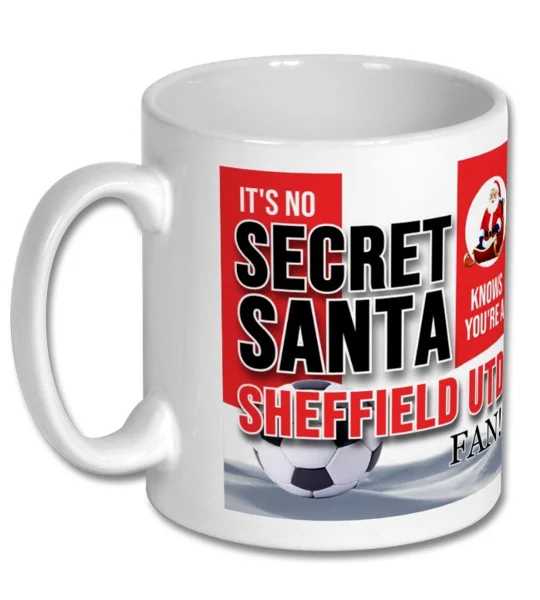 Sheffield Utd Secret Santa Christmas Gift Mug