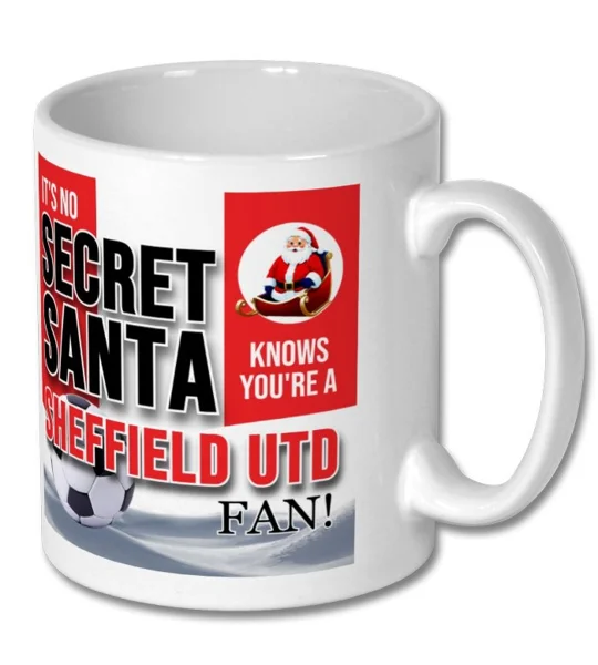 Sheffield Utd Secret Santa Christmas Gift Mug