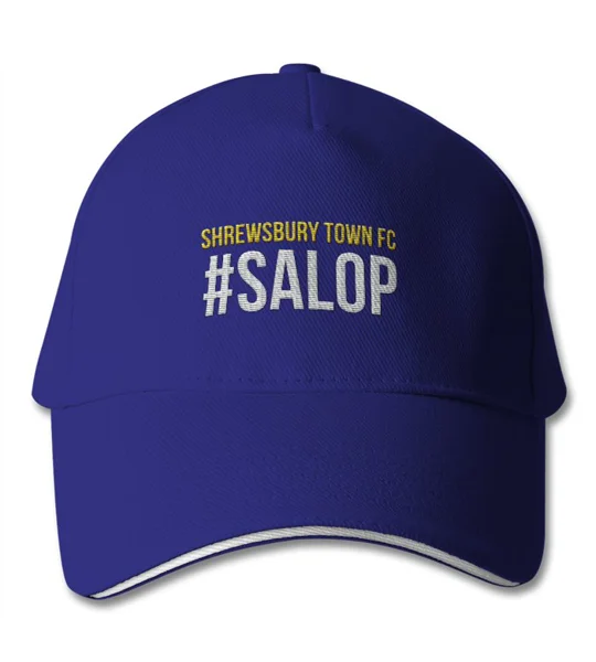 Shrewsbury Town Fc SALOP Hashtag Embroidered Baseball Hat