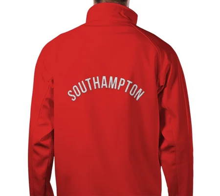 Southampton Fans Embroidered Softshell Jacket | Football Fan Gear