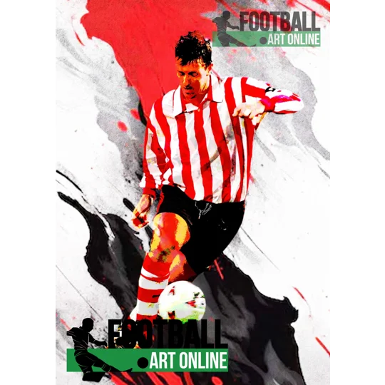 Southampton Matt Le Tissier Legend Digital Art Print – Saints Icon Wall Art Tribute