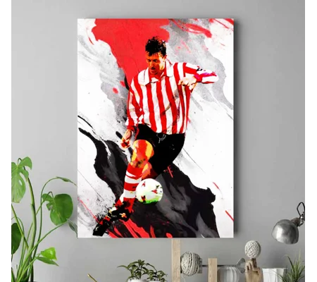 Southampton Matt Le Tissier Legend Canvas Art Print – Saints Icon Wall Art Tribute