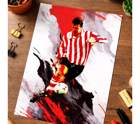 Southampton Matt Le Tissier Legend Digital Art Print – Saints Icon Wall Art Tribute