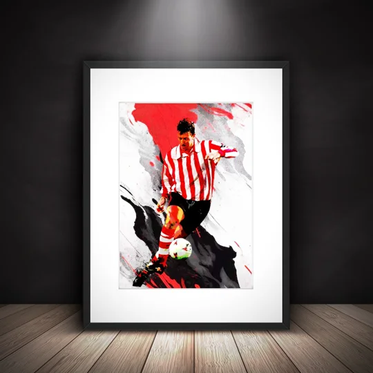 Southampton Matt Le Tissier Legend Framed Art Print – Saints Icon Wall Art Tribute
