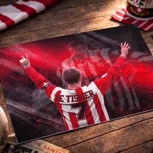 Southampton Matt Le Tissier Legend Digital Art Print – Saints Icon Wall Art Tribute