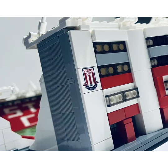 Stoke 3D Model Football Stadium (35cm x 35cm) – Handcrafted Replica | Free UK Delivery