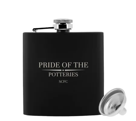 Stoke Pride of the Potteries 6oz Luxury Hip Flask