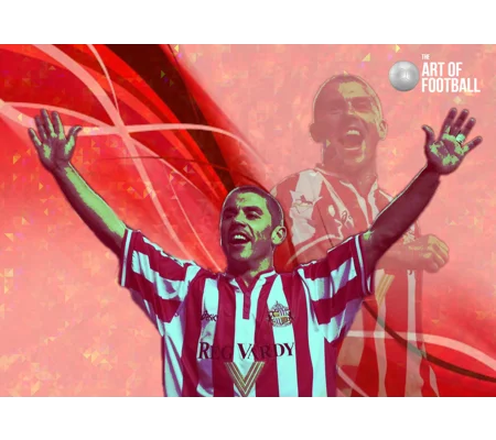 Sunderland Kevin Phillips Iconic Pop-art Digital Print