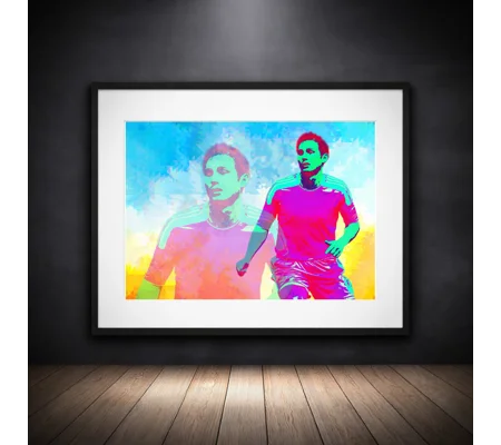 Super Frank Football Framed Print | Chelsea Inspired Wall Art