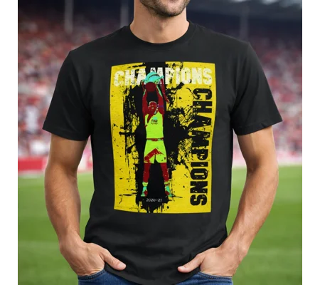 Sutton 2021 Champions Promotion T-Shirt Black – Limited Edition Celebration Shirt