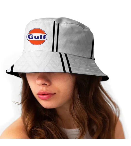Swansea 1995 Home-Inspired Retro Bucket Hat front view
