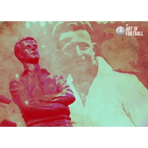 Swansea City Fc Ivor Allchurch Iconic Retro Digital Print