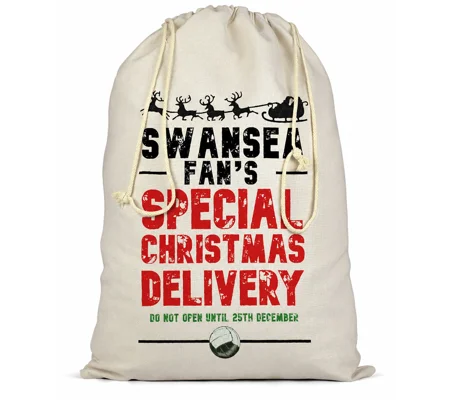 Swansea Christmas Football Delivery Santa Sack