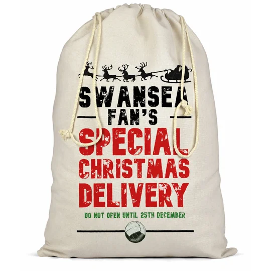 Swansea Christmas Football Delivery Santa Sack