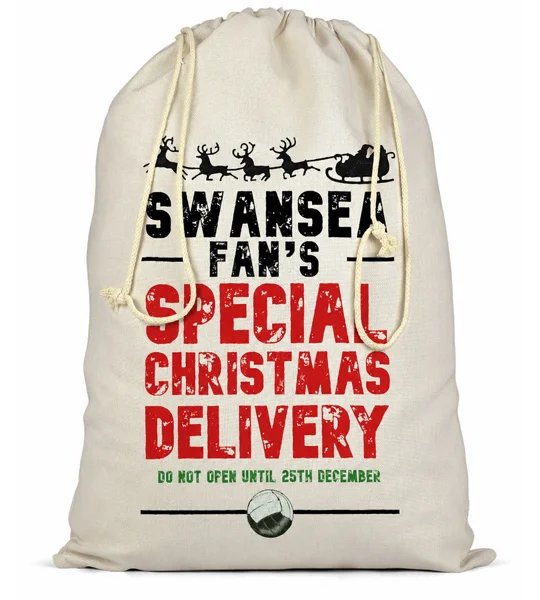 Swansea Christmas Football Delivery Santa Sack