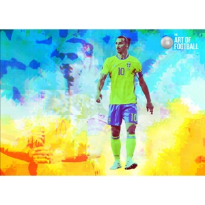 Sweden Zlatan Ibrahimović Legend Pop-art Digital Print