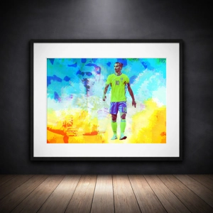 Sweden Zlatan Ibrahimović Legend Pop-art Framed Print