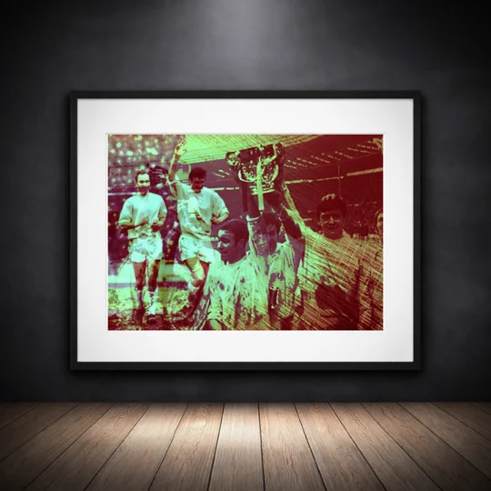 Swindon 1969 League Cup Winners Iconic Tribute Framed Wall Art