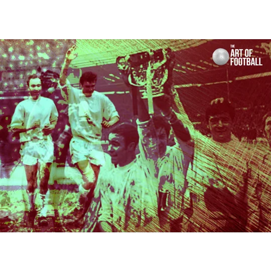 Swindon 1969 League Cup Winners Iconic Tribute Digital Art Print