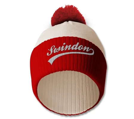 Swindon Retro-Style Bobble Hat