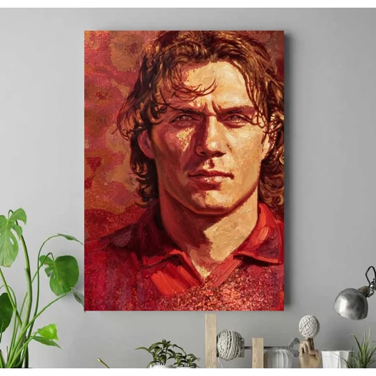 The Captain | Maldini Milan-Inspired Art Tribute Canvas Print
