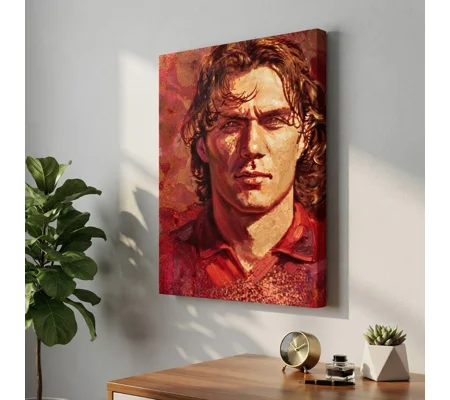 The Captain | Maldini Milan-Inspired Art Tribute Canvas Print