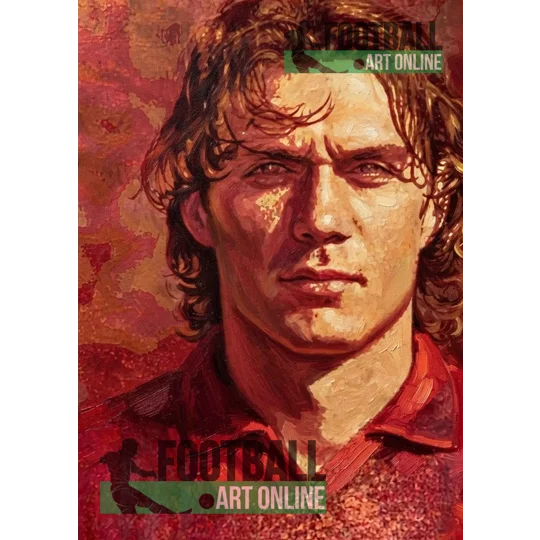 The Captain | Maldini Milan-Inspired Art Poster