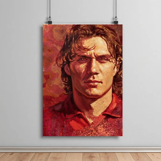 The Captain | Maldini Milan-Inspired Art Poster