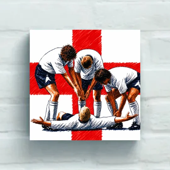 The Dentists Chair | England Gazza Euro 96-Inspired Canvas Wall Art