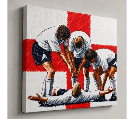 The Dentists Chair | England Gazza Euro 96-Inspired Canvas Wall Art