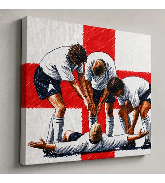 The Dentists Chair | England Gazza Euro 96-Inspired Canvas Wall Art