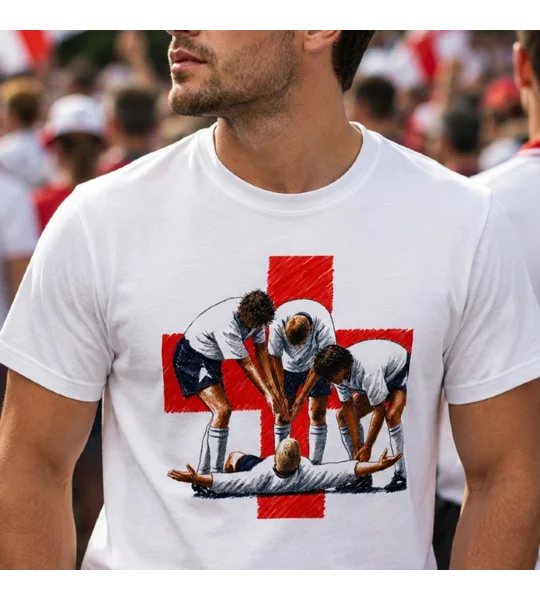 The Dentists Chair | England Gazza Euro 96-Inspired Fan T-Shirt