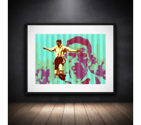 The Goal Machine | Brentford Jim Towers-Inspired Tribute Football Framed Art Print