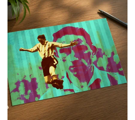The Goal Machine | Brentford Jim Towers-Inspired Tribute Football Digital Art Print