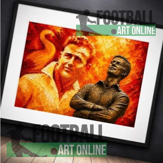 The Golden Boy | Swansea-Inspired Ivor Allchurch Tribute Framed Print