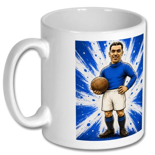 The Legendary Dixie Dean | Everton-Inspired Football Art Gift Mug